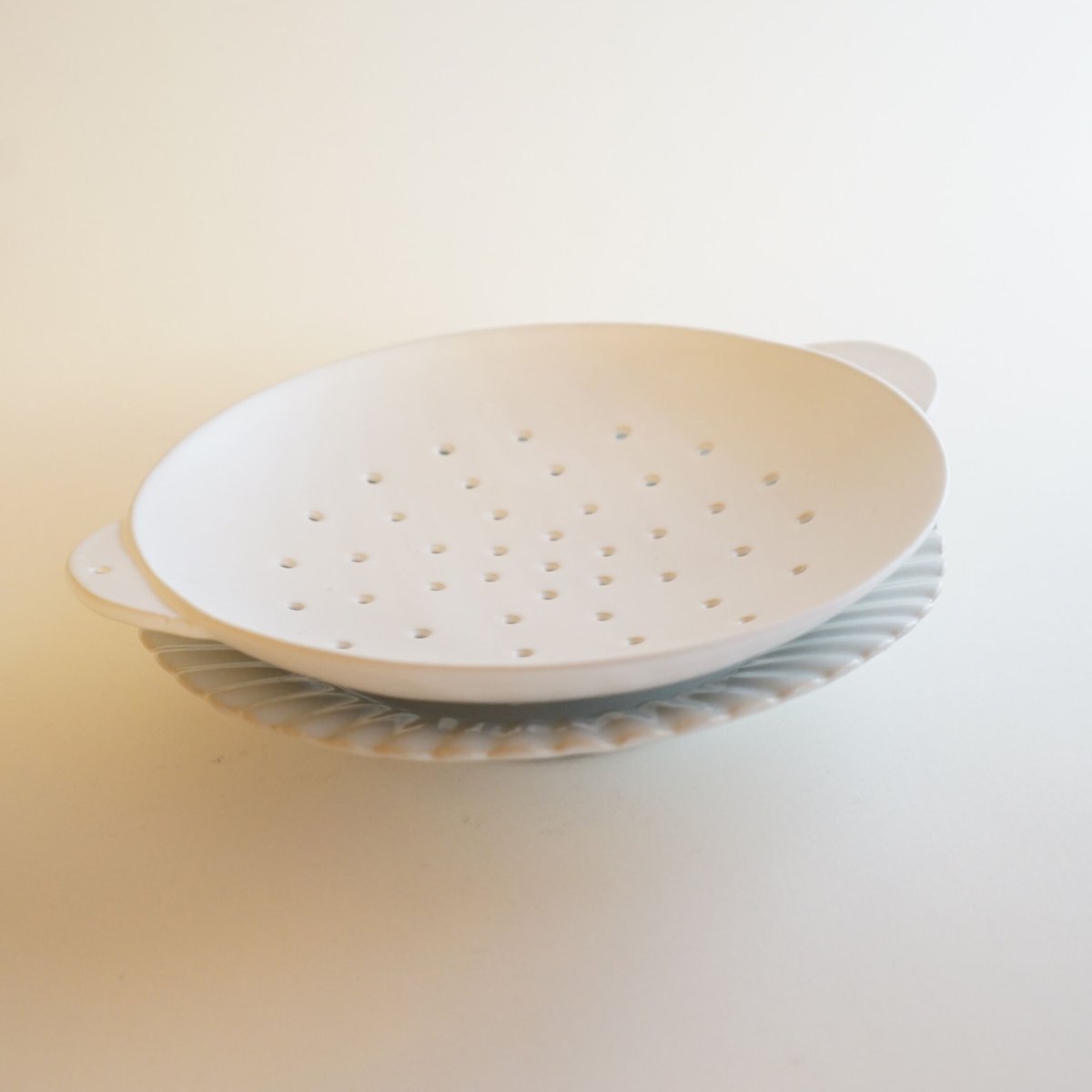 安藤雅信】オランダ花形皿 3L 高台付 穴あり | ギャルリ百草 online store
