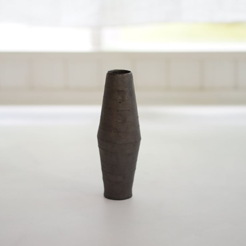 安藤雅信】花器（黒錆） | ギャルリ百草 online store