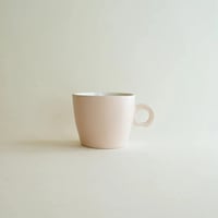 【安藤雅信】外薄桜釉カフェオーレ　※内乳白艶釉