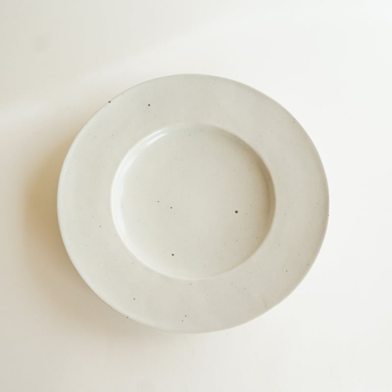 安藤雅信さん プレート 安藤雅信】オランダパン皿 MS（乳白艶釉