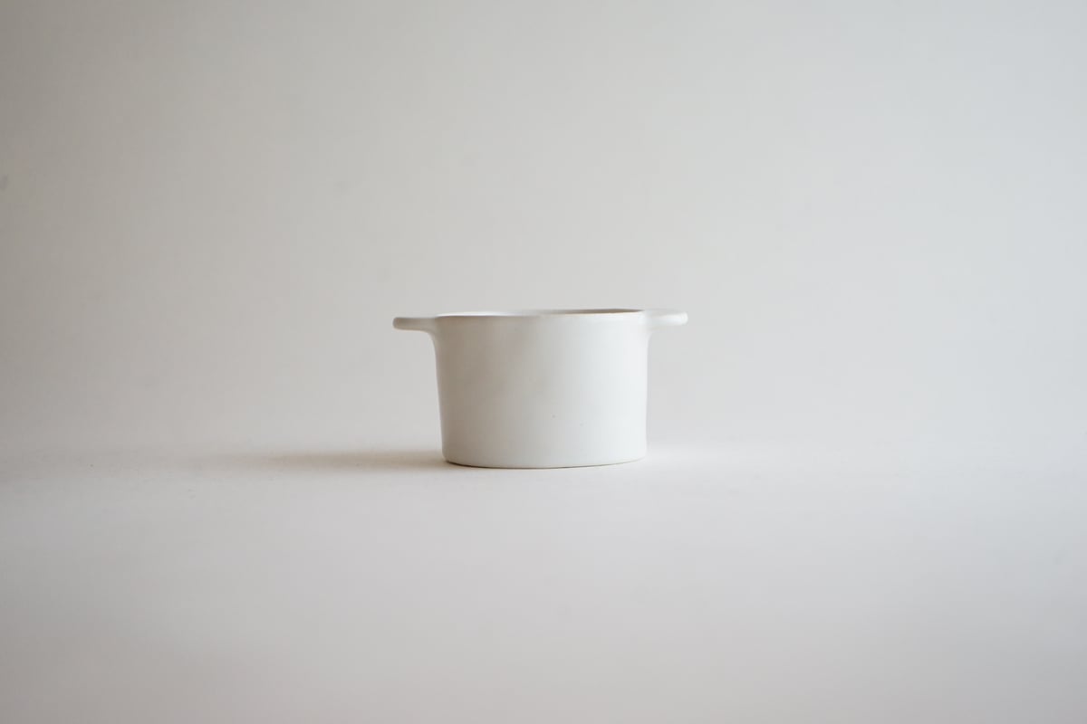 週末までのお値下げ　安藤雅信　耳つきフリーカップ 安藤雅信】白銀彩EYEカップ M | ギャルリ百草 online store