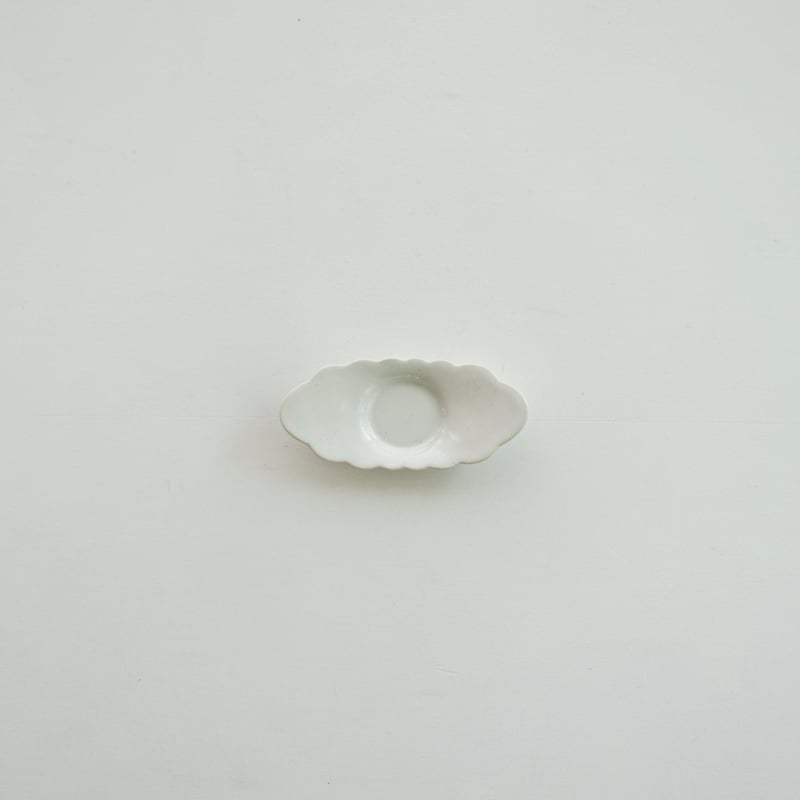 安藤雅信】雲型茶托 青白 | ギャルリ百草 online store