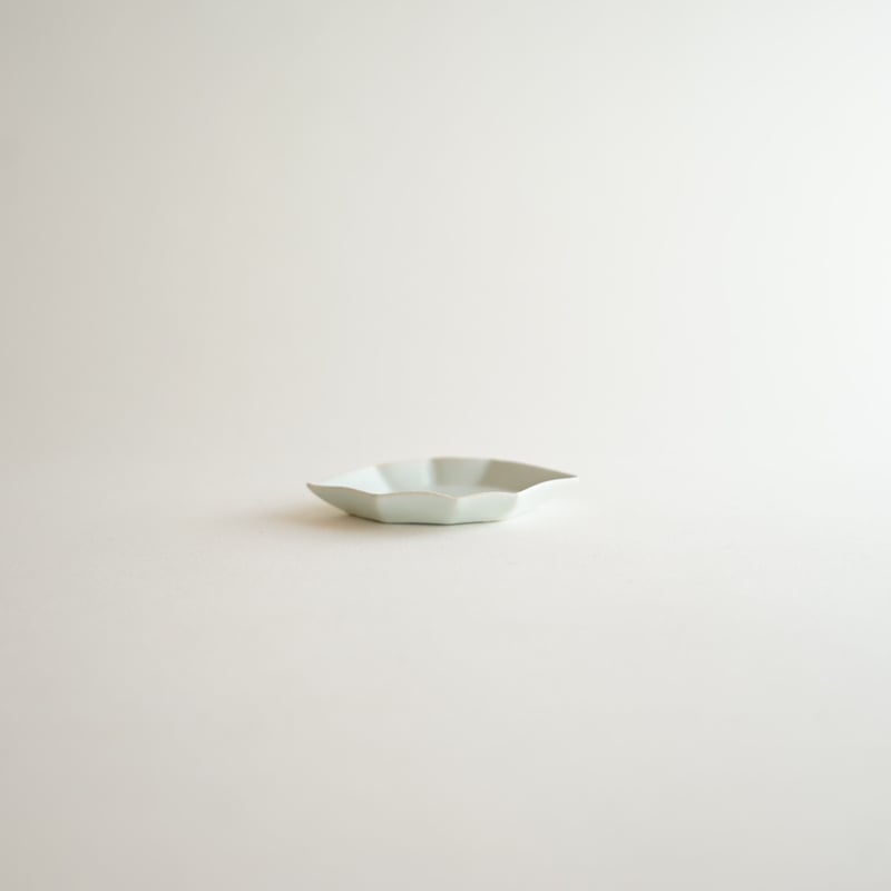 安藤雅信】白藍釉八角茶托 鋭 | ギャルリ百草 online store