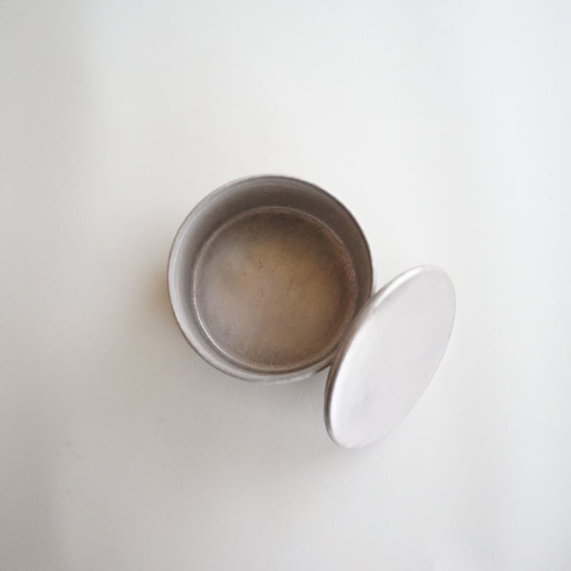 安藤雅信】白銀彩丸深蓋物 段重/蓋（白銀彩） | ギャルリ百草 online store