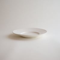 安藤雅信】オランダ皿 L 玉渕（白マット釉） | ギャルリ百草