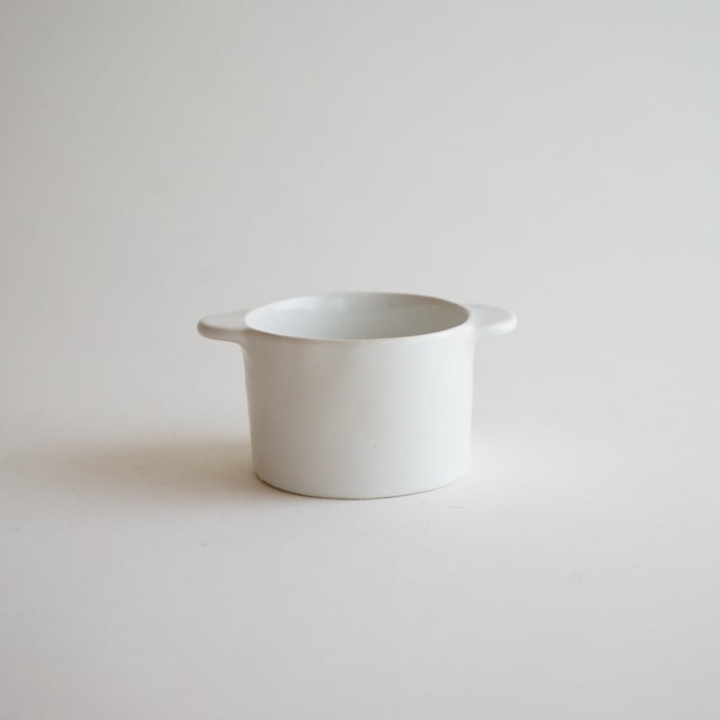 安藤雅信】白磁耳手カップ | ギャルリ百草 online store