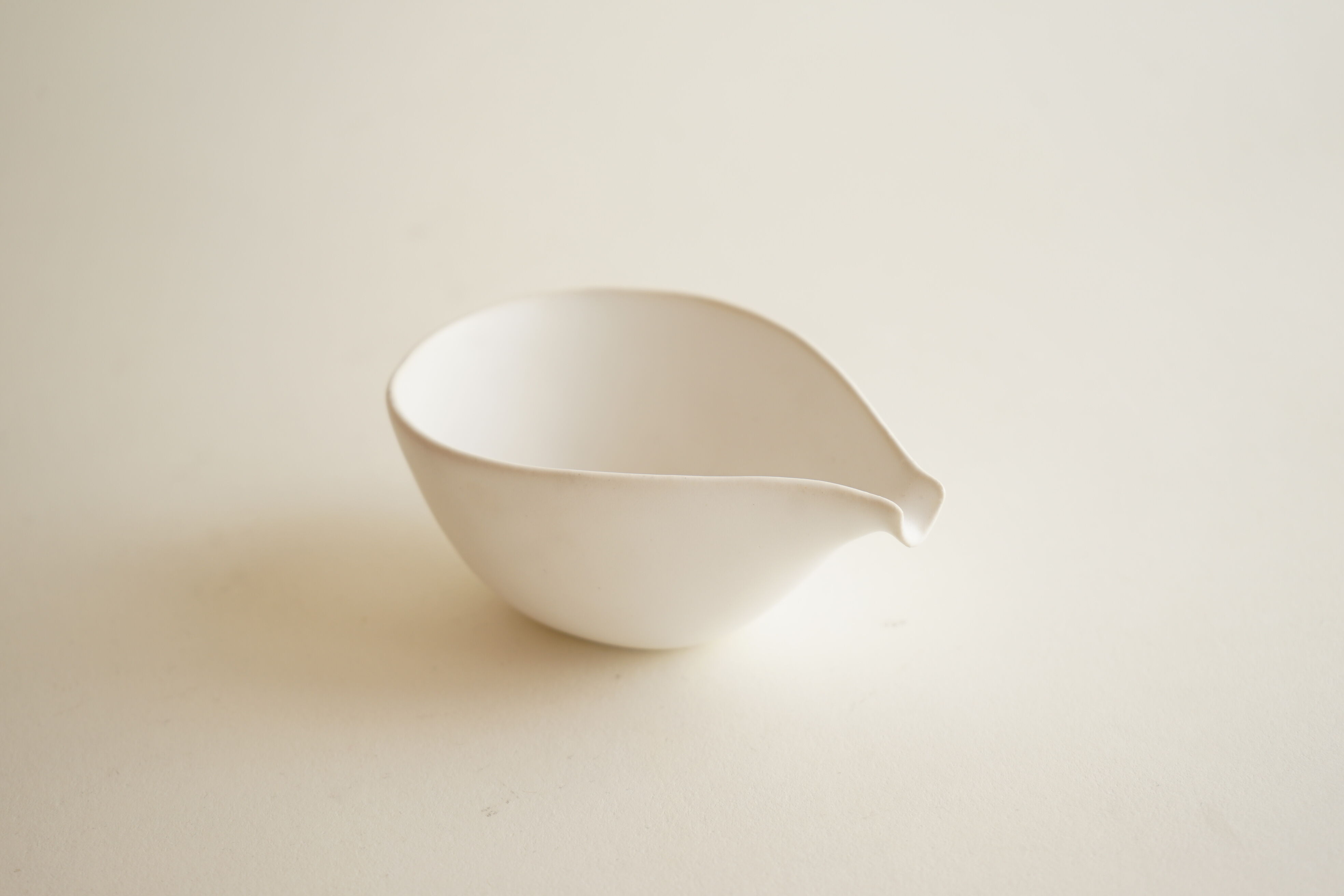 安藤雅信】片口鉢 MS（白マット釉） | ギャルリ百草 online store