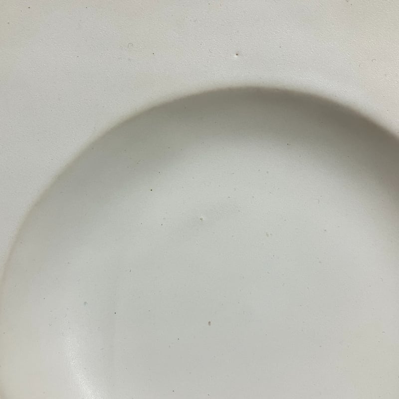 安藤雅信】 イタリア皿 L（白マット釉） | ギャルリ百草 online store