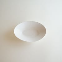 安藤雅信】オランダ四弁オーバル輪花皿 M （白マット釉） | ギャルリ