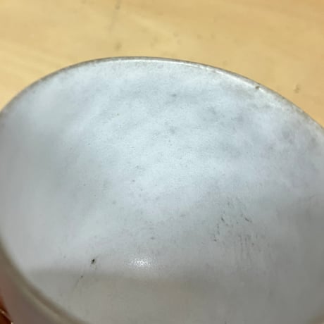 【安藤雅信】白糖釉白丸茶杯 L（白糖釉）