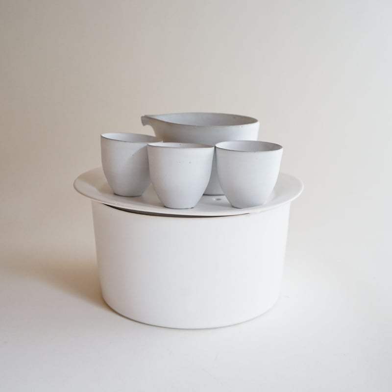 安藤雅信　3枚セット 安藤雅信】水切皿（白マット釉） | ギャルリ百草 online store