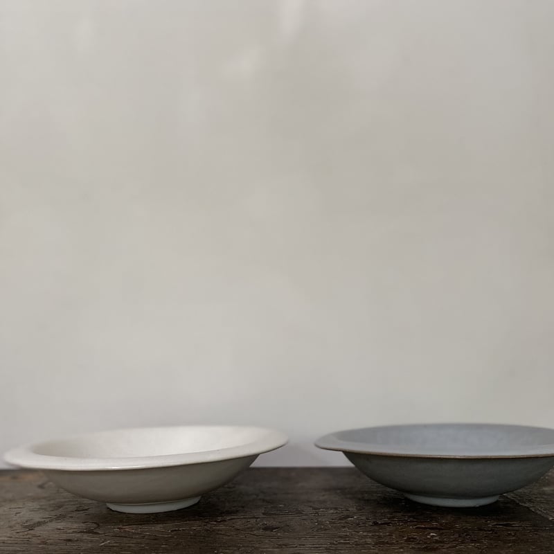 安藤雅信さんオランダスープ皿L乳白艶釉22×5.5 6枚セット新品