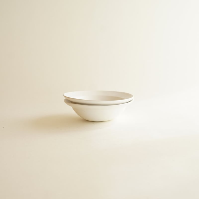 安藤雅信】煮物鉢 S（白マット釉） | ギャルリ百草 online store