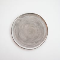 安藤雅信】黒銀彩四弁オーバル輪花皿 L | ギャルリ百草 online store