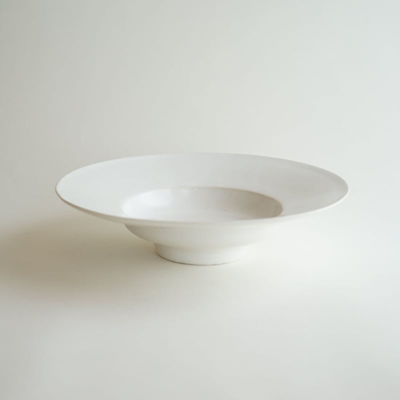 安藤雅信】 イタリア皿 MMS（乳白艶釉） | ギャルリ百草 online store