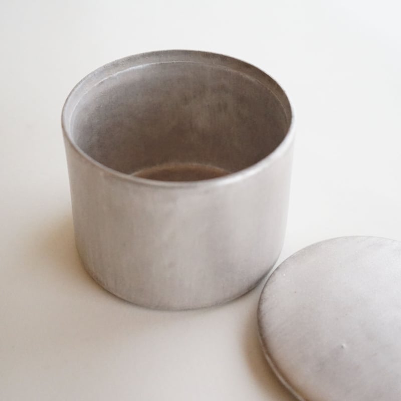 安藤雅信】白銀彩丸深蓋物 段重/蓋（白銀彩） | ギャルリ百草 online store