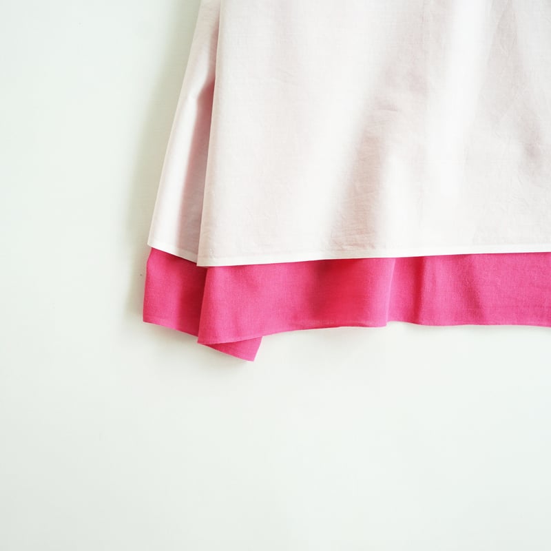 安藤明子】裾なめらかサロン オフホワイト/墨黒 | ギャルリ百草 online