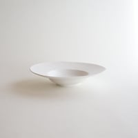 安藤雅信】 リムイタリア皿 M（白マット釉） | ギャルリ百草 online store