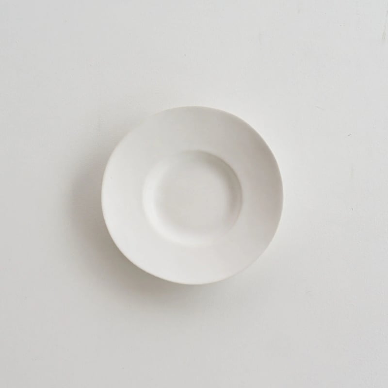 安藤雅信】オランダ皿 S（白マット釉） | ギャルリ百草 online store