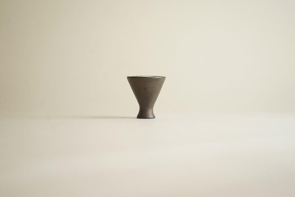 安藤雅信】黒錆釉モンゴル杯 | ギャルリ百草 online store