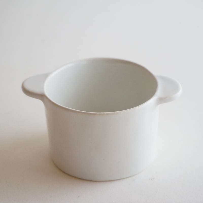 安藤雅信】白磁耳手カップ | ギャルリ百草 online store