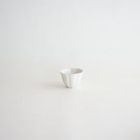 安藤雅信】オランダ四弁オーバル輪花皿 M （白マット釉） | ギャルリ