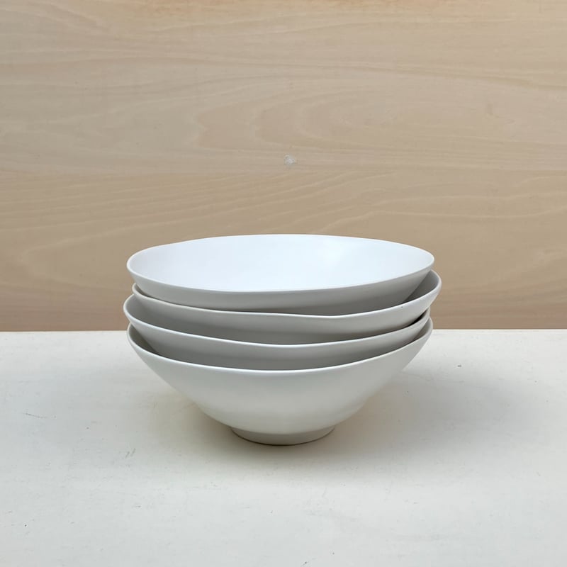 安藤雅信さん　白糖釉イタリア広輪花皿　2枚 安藤雅信】イタリアリム広輪花皿SS（白糖釉） | ギャルリ百草