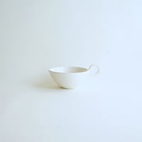 安藤雅信】イタリア輪花スープ皿 M（乳白艶釉） | ギャルリ百草 online