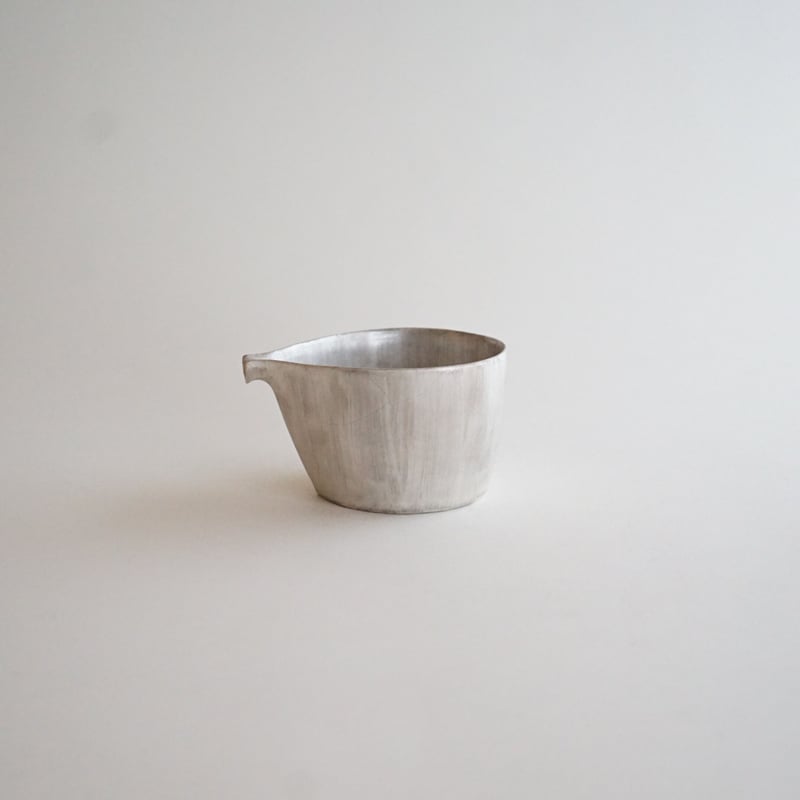 安藤雅信】白銀彩片口 LMM | ギャルリ百草 online store