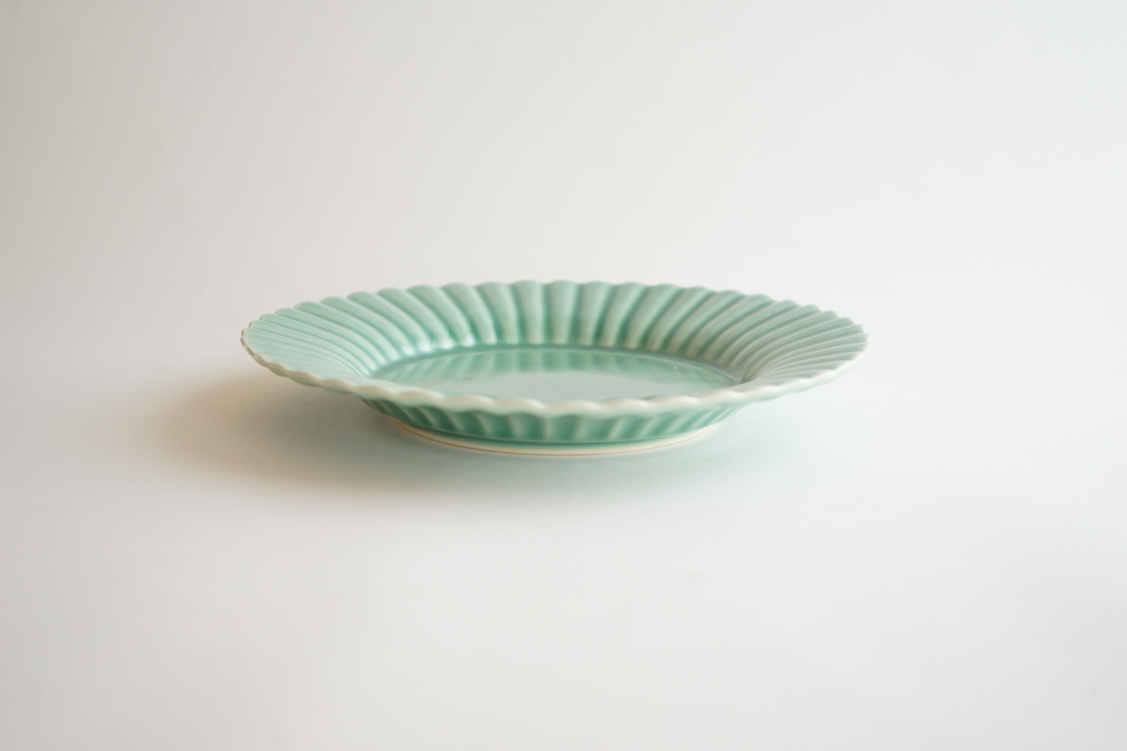 安藤雅信】花萌葱釉オランダ花形皿 L | ギャルリ百草 online store