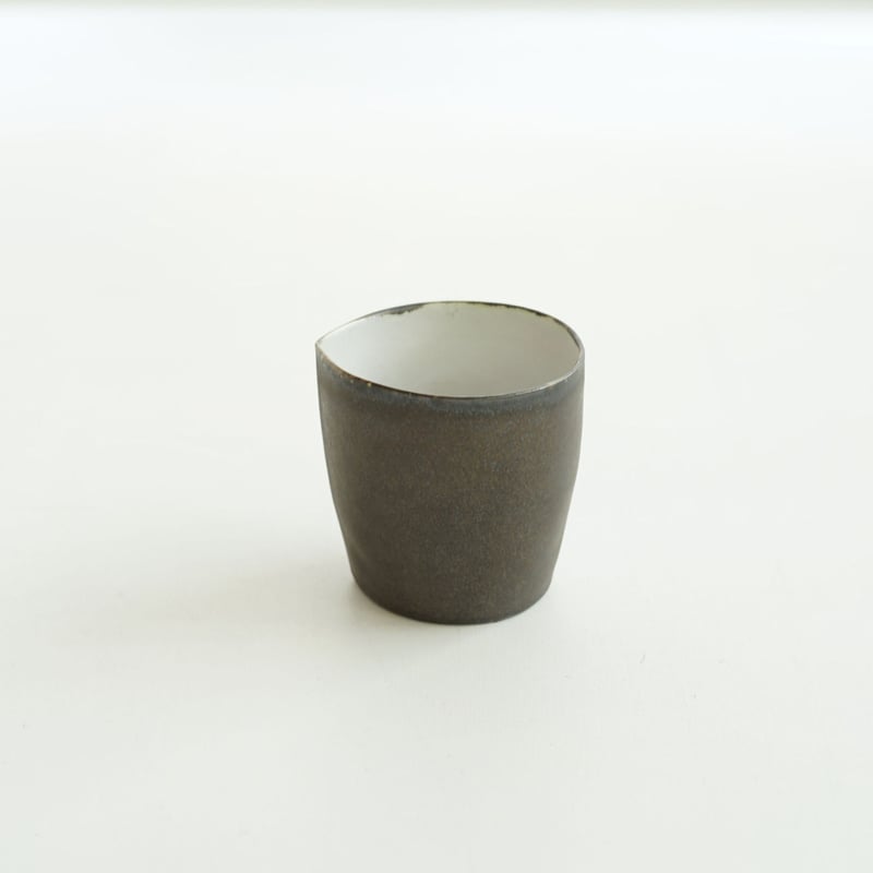 安藤雅信】黒太コップ XL（黒錆釉） | ギャルリ百草 online store
