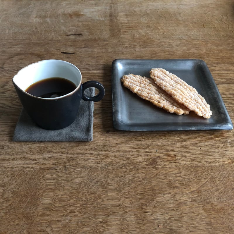 安藤雅信】銀彩ピューター渕丸正角プレート M（銀彩） | ギャルリ百草