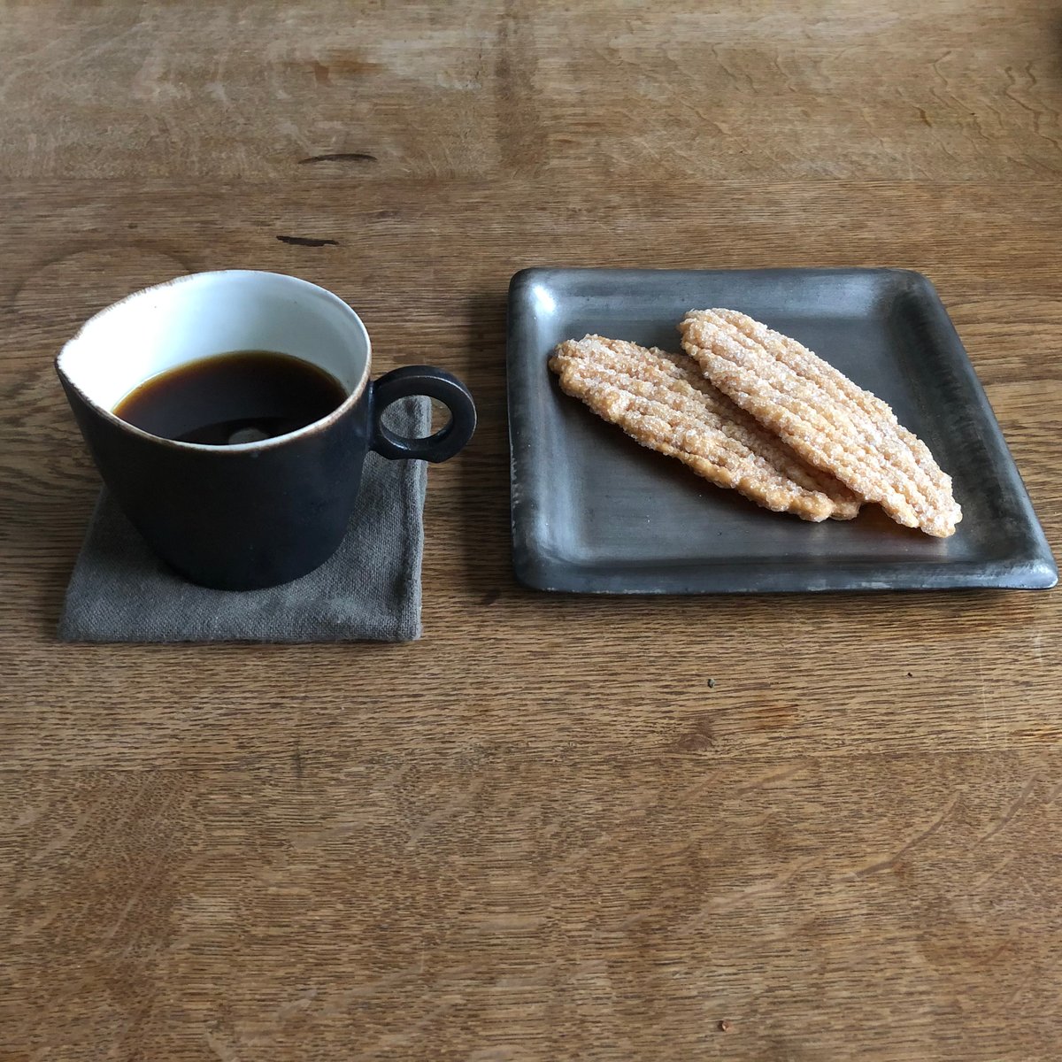 安藤雅信】銀彩ピューター渕丸正角プレート M（銀彩） | ギャルリ百草