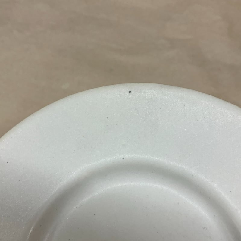 安藤雅信】ソーサー S（白マット釉） | ギャルリ百草 online store