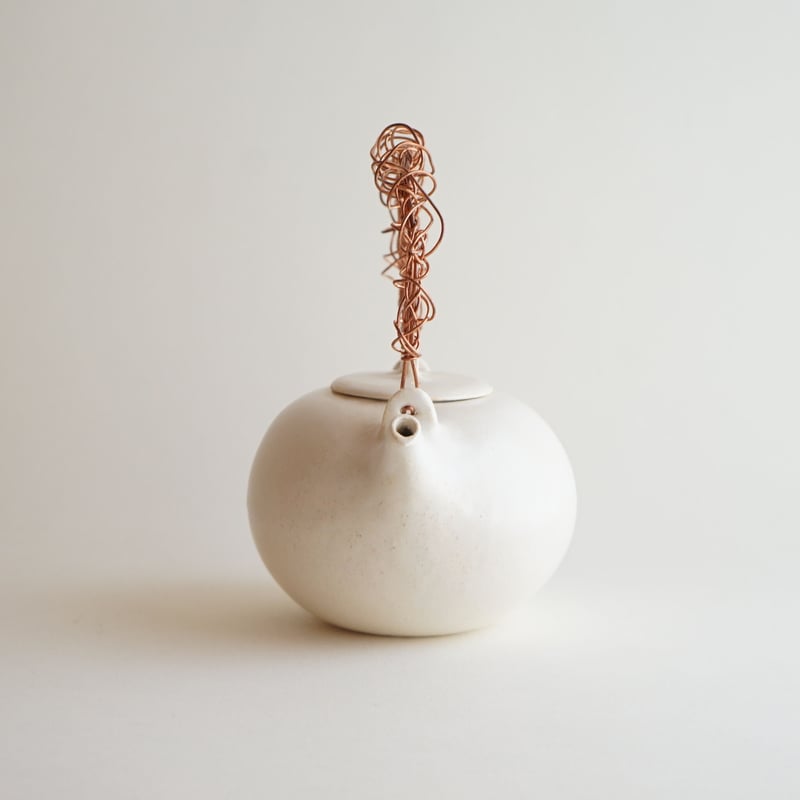 安藤雅信】焼水器 C 白 | ギャルリ百草 online store