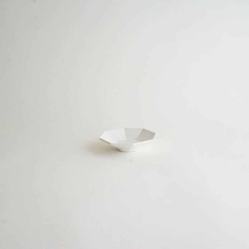 安藤雅信　オブジェ 安藤雅信】青白釉正八角高台茶托 | ギャルリ百草 online store