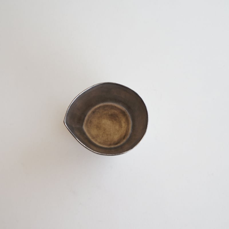 安藤雅信】黒銀彩太コップ M（銀彩） | ギャルリ百草 online store