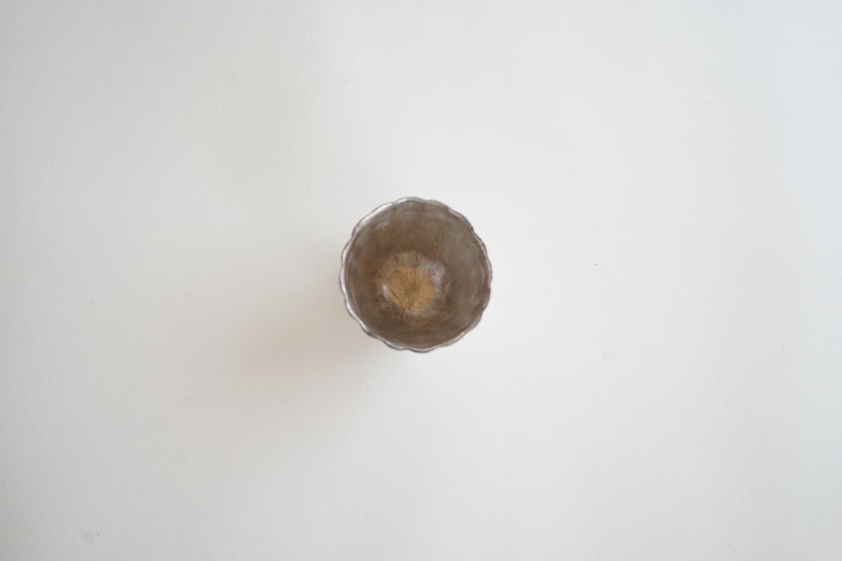 安藤雅信】銀彩輪花茶杯L | ギャルリ百草 online store