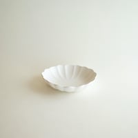 安藤雅信】オランダ皿 L 玉渕（白マット釉） | ギャルリ百草 online store