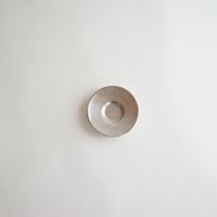 【安藤雅信】白銀彩丸茶托　M