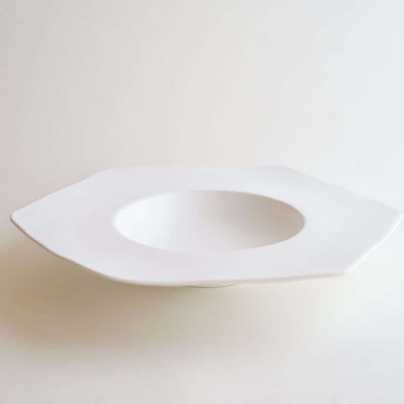 安藤雅信　リム細正角皿　LM 白マット釉 安藤雅信 リム細正角皿 LM 白マット釉 安藤雅信リムイタリア皿