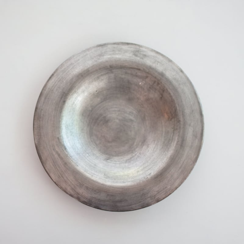 安藤雅信】銀彩ピューター丸シャッポ LM | ギャルリ百草 online