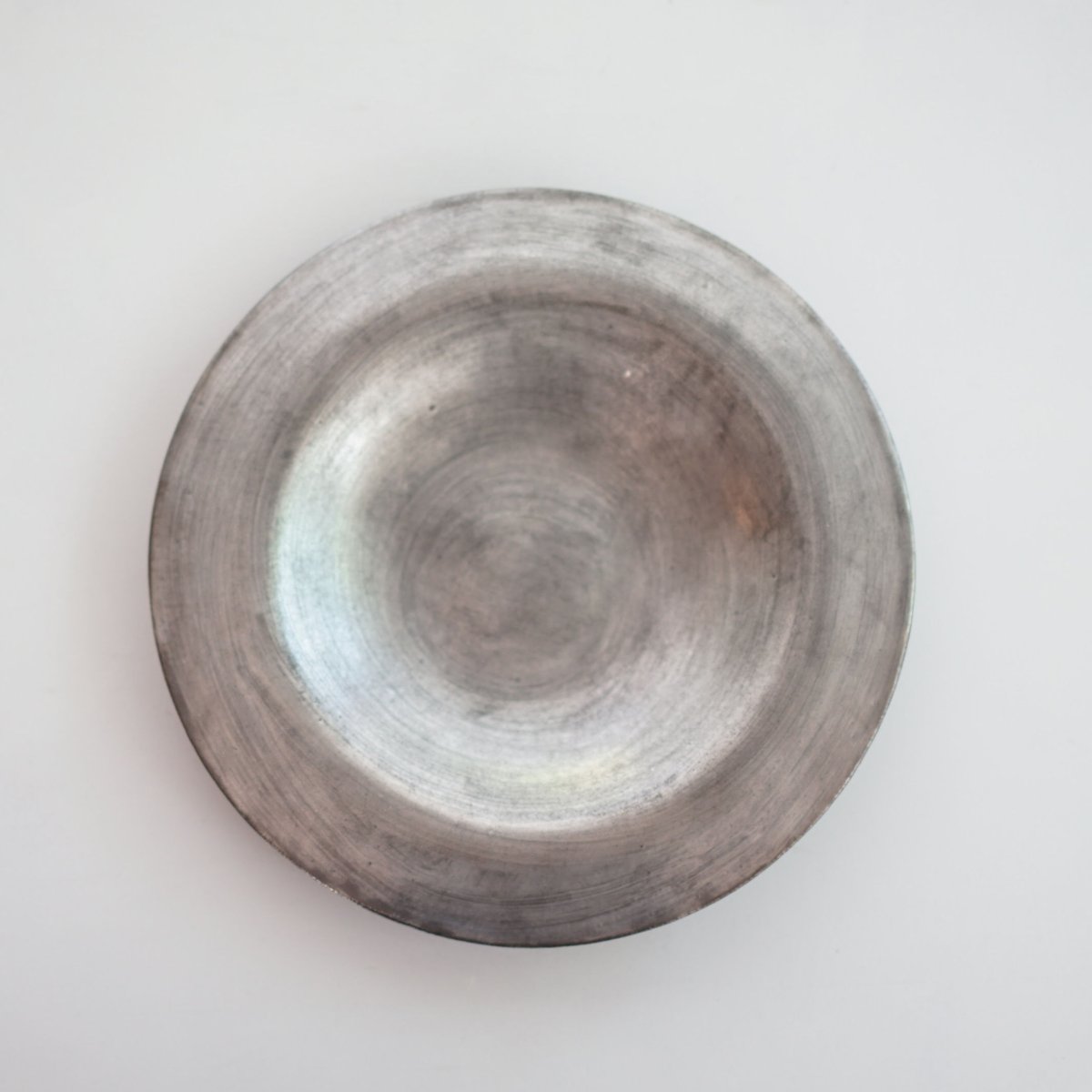 安藤雅信】銀彩ピューター丸シャッポ LM | ギャルリ百草 online store