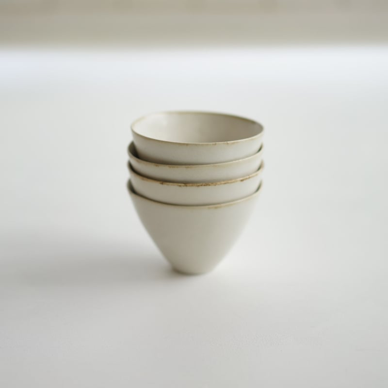 安藤雅信】 カフェボウル 細（口紅亜麻釉） | ギャルリ百草 online store