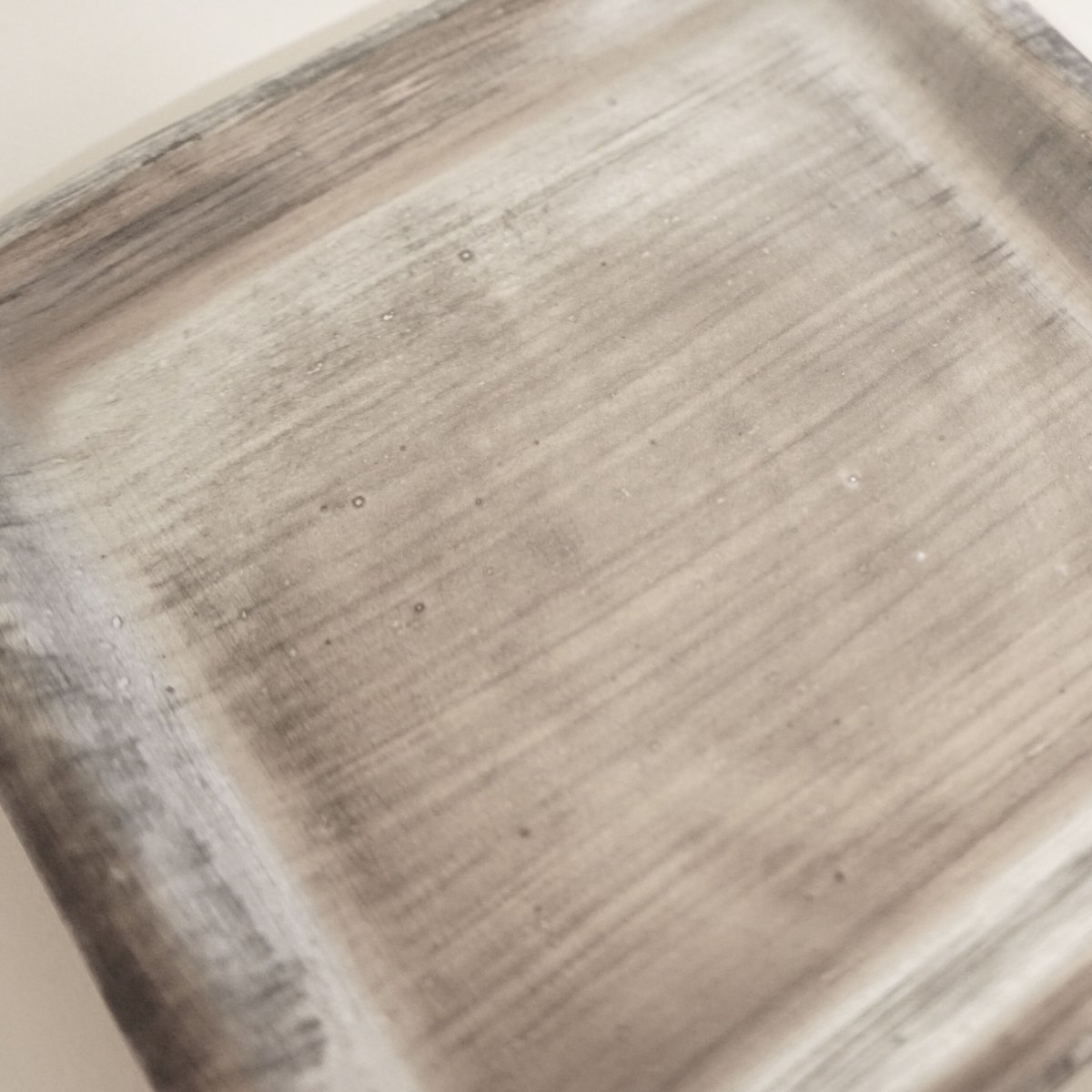 安藤雅信】銀彩ピューター渕丸正角プレート S | ギャルリ百草 online store