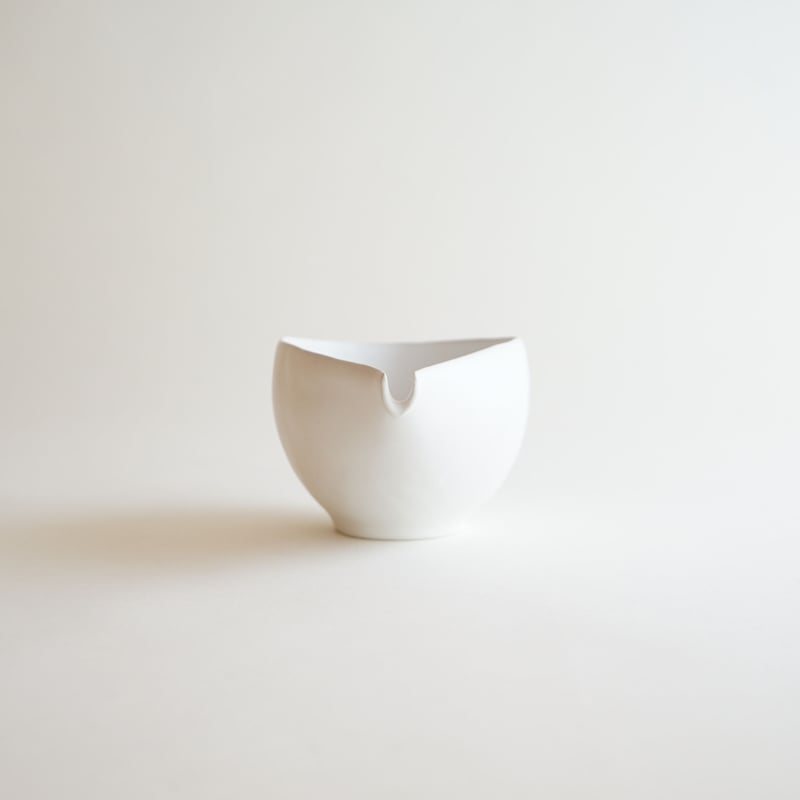 安藤雅信】片口鉢 L (白マット釉) | ギャルリ百草 online store 安藤雅信】片口鉢 L (白マット釉) | ギャルリ百草 online store