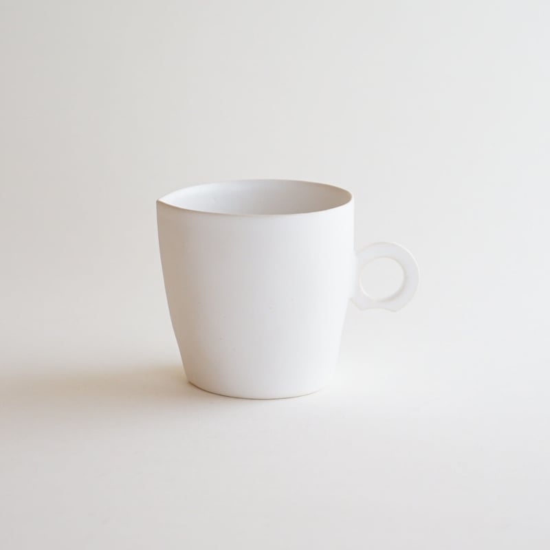 安藤雅信】ビッグマグ（白マット釉） | ギャルリ百草 online store