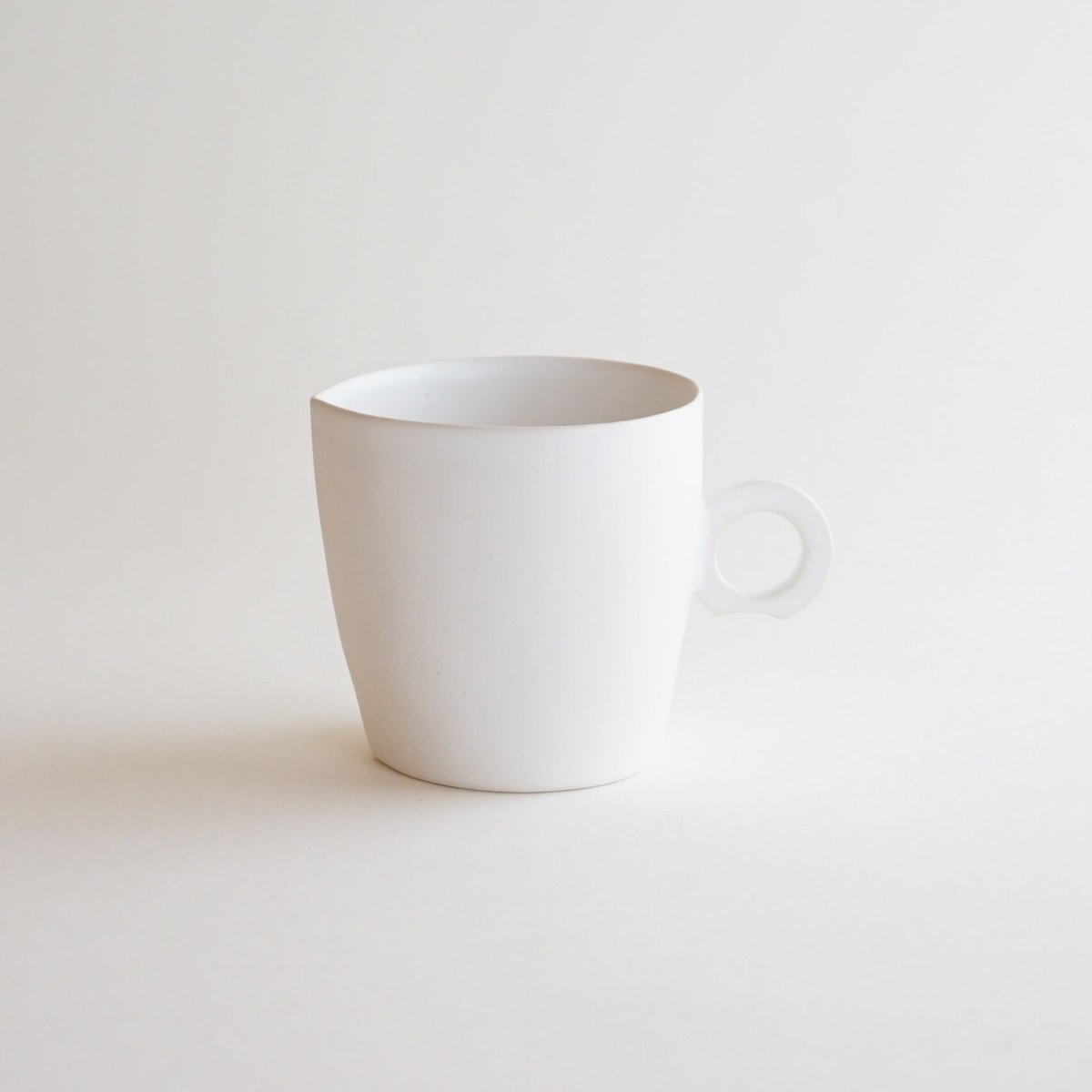 安藤雅信　片口　白マット釉 安藤雅信】片口鉢 MS（白マット釉） | ギャルリ百草 online store