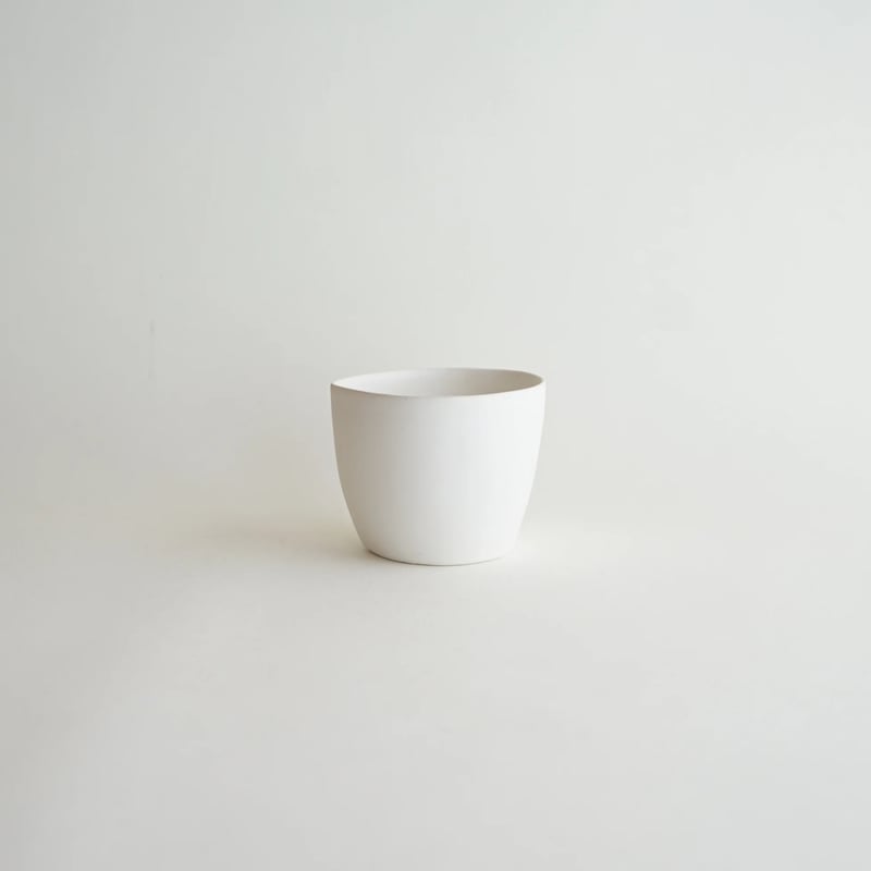 安藤雅信】太コップ M（白マット釉） | ギャルリ百草 online store