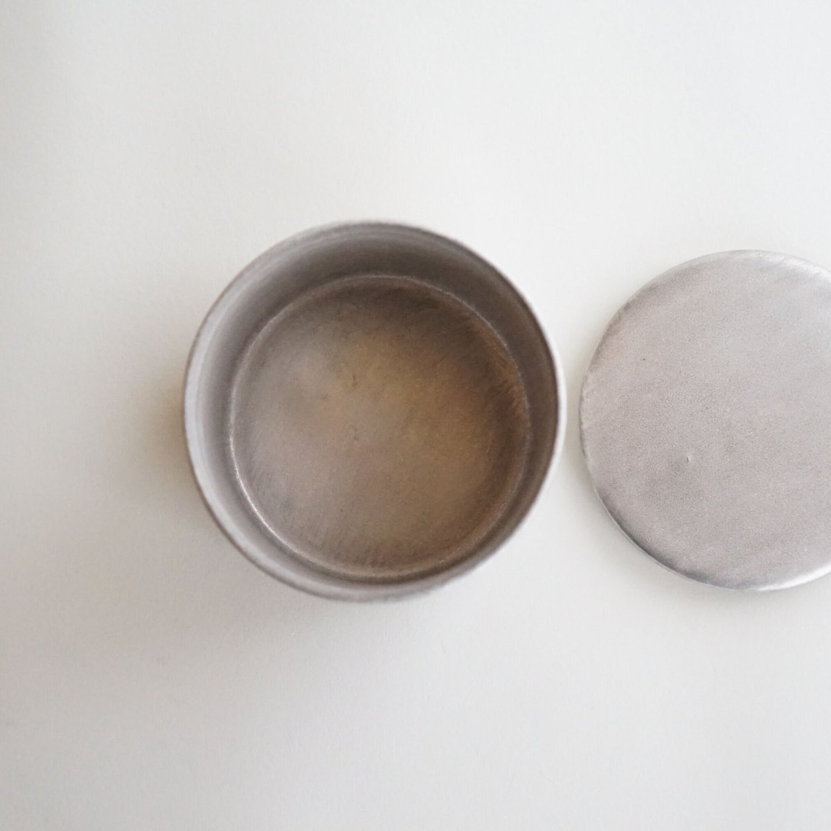 安藤雅信】白銀彩丸深蓋物 段重/蓋（白銀彩） | ギャルリ百草 online store
